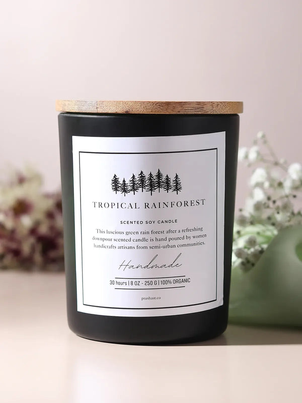 Handmade Tropical Rainforest Candle