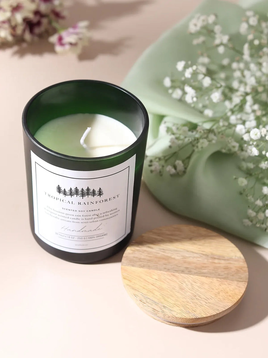 Handmade Tropical Rainforest Candle