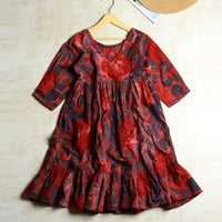 Hibiscus Girls Angrakha Dress