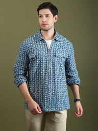 Indigo Menswear Shacket