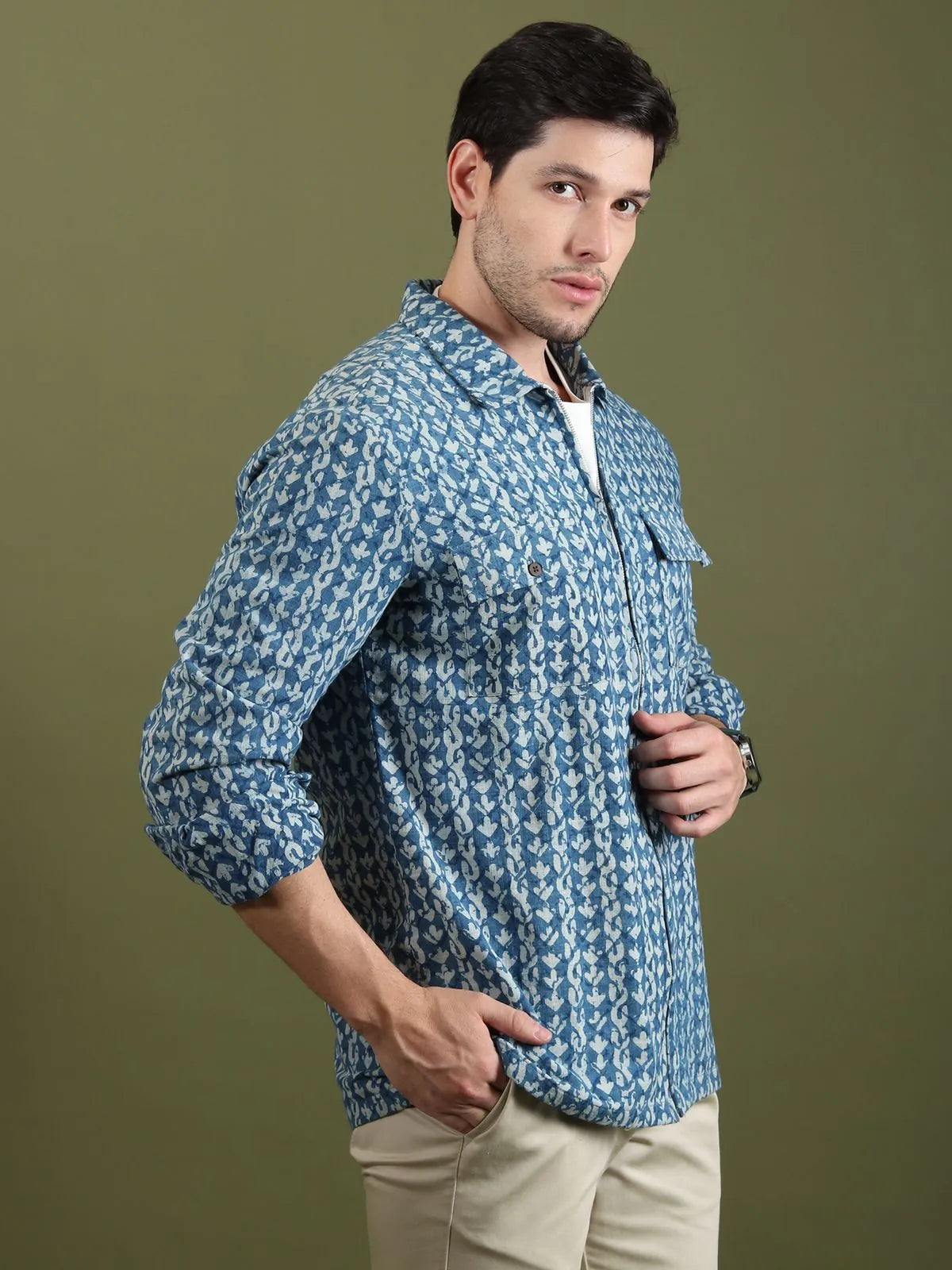 Indigo Menswear Shacket