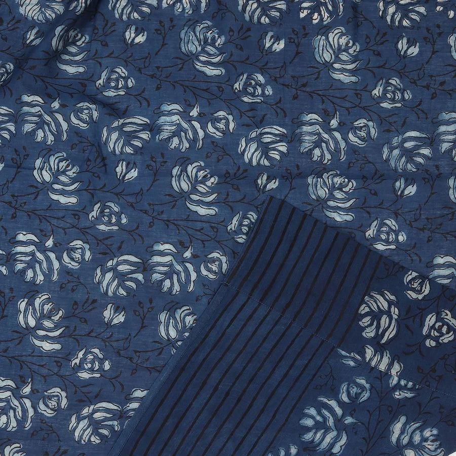 Indigo Rose Curtain
