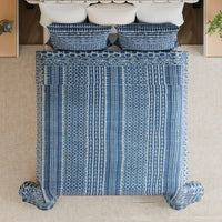 Indigo Star Bedsheet