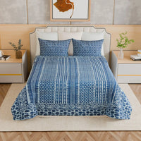 Indigo Star Bedsheet