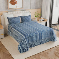 Indigo Star Bedsheet