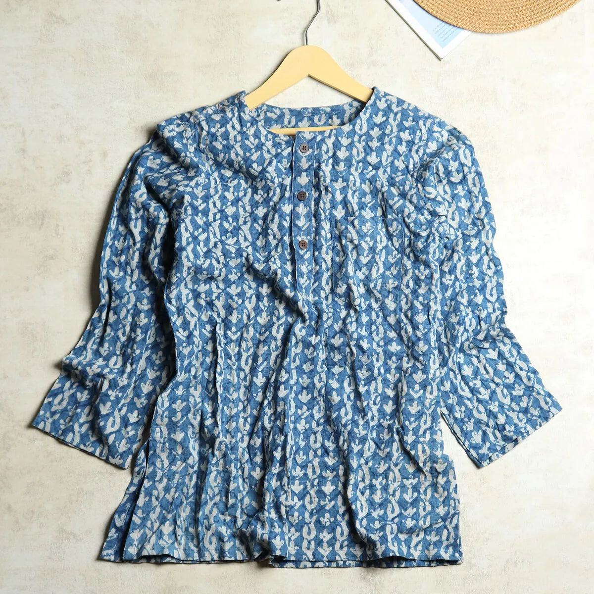 Indigo Stripe Boys Kurta