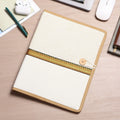 Jute File Folder Button Lock