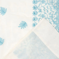Leaf Chikankari Curtain