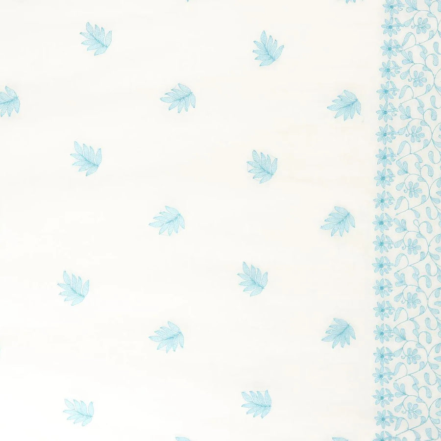 Leaf Chikankari Curtain
