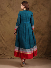 Madhubani Angrakha Style Flared Kurta