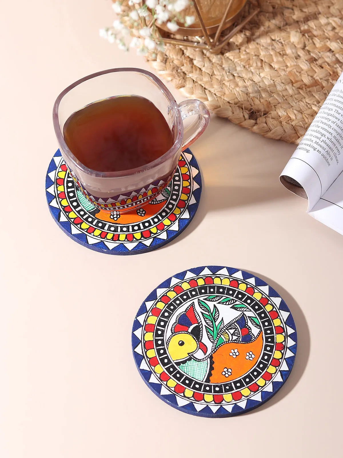 Madhubani Coasters