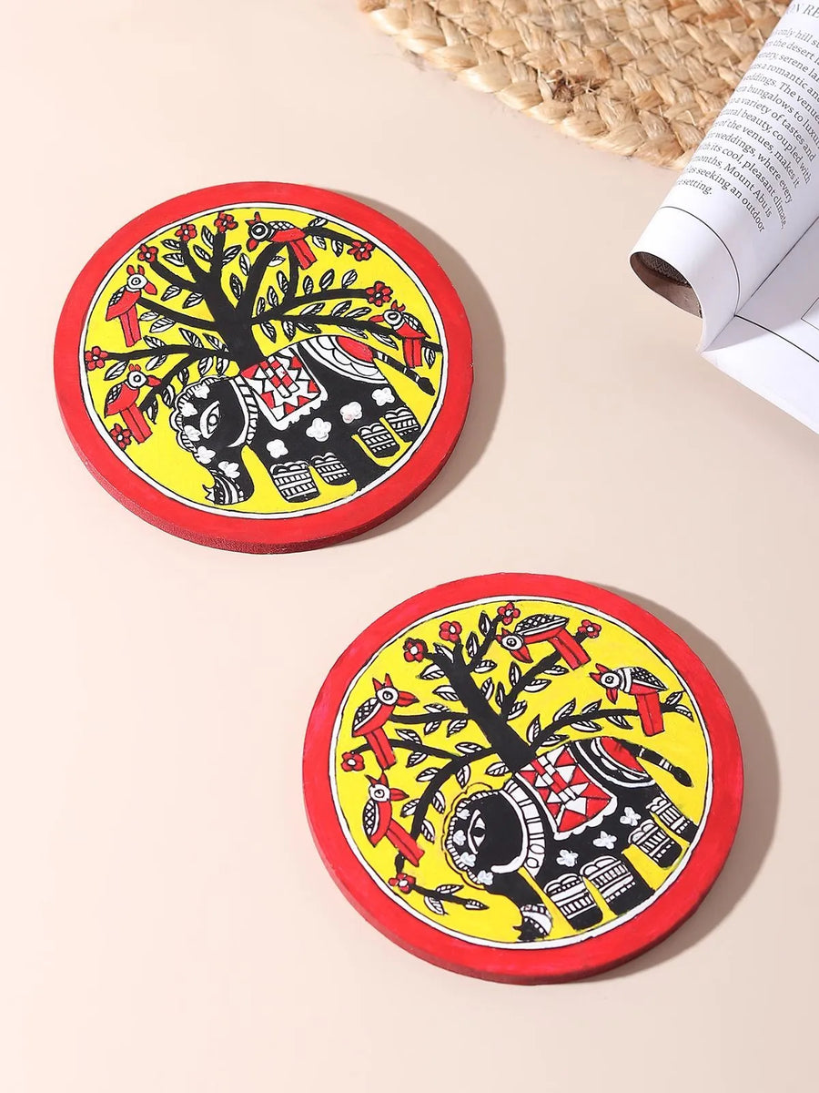 Madhubani Coasters