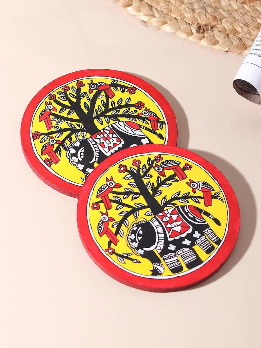 Madhubani Coasters