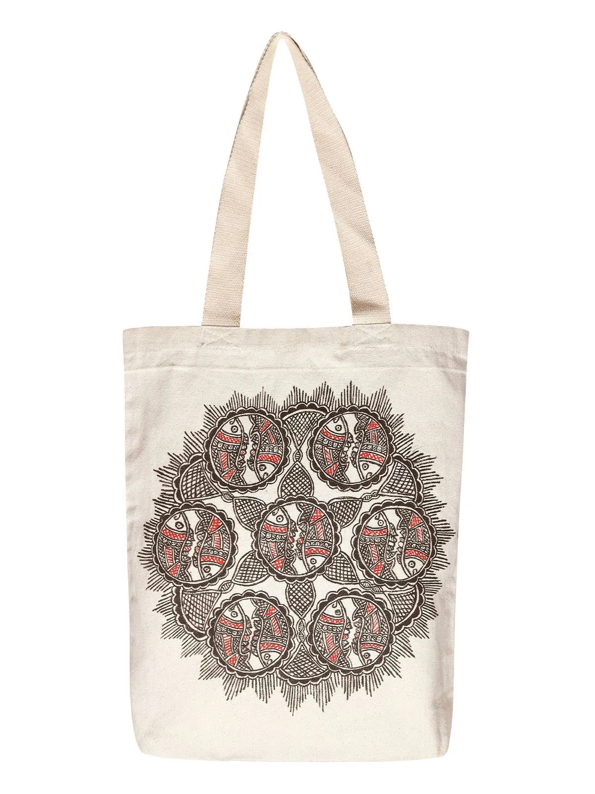 Madhubani Fish Jhola Bag