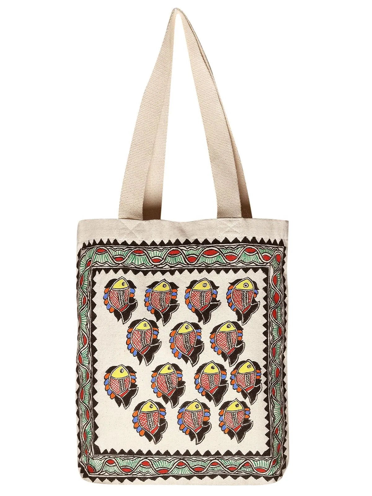 Madhubani Fish Jhola Bag