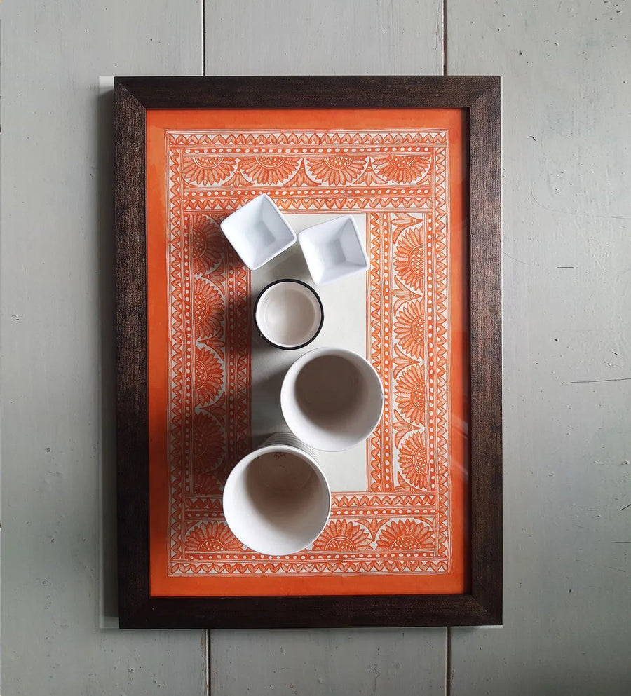 Madhubani Handpainted Tray