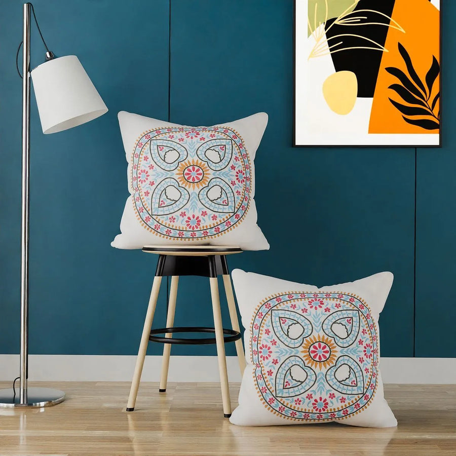 Mandala Floral Cushion Cover