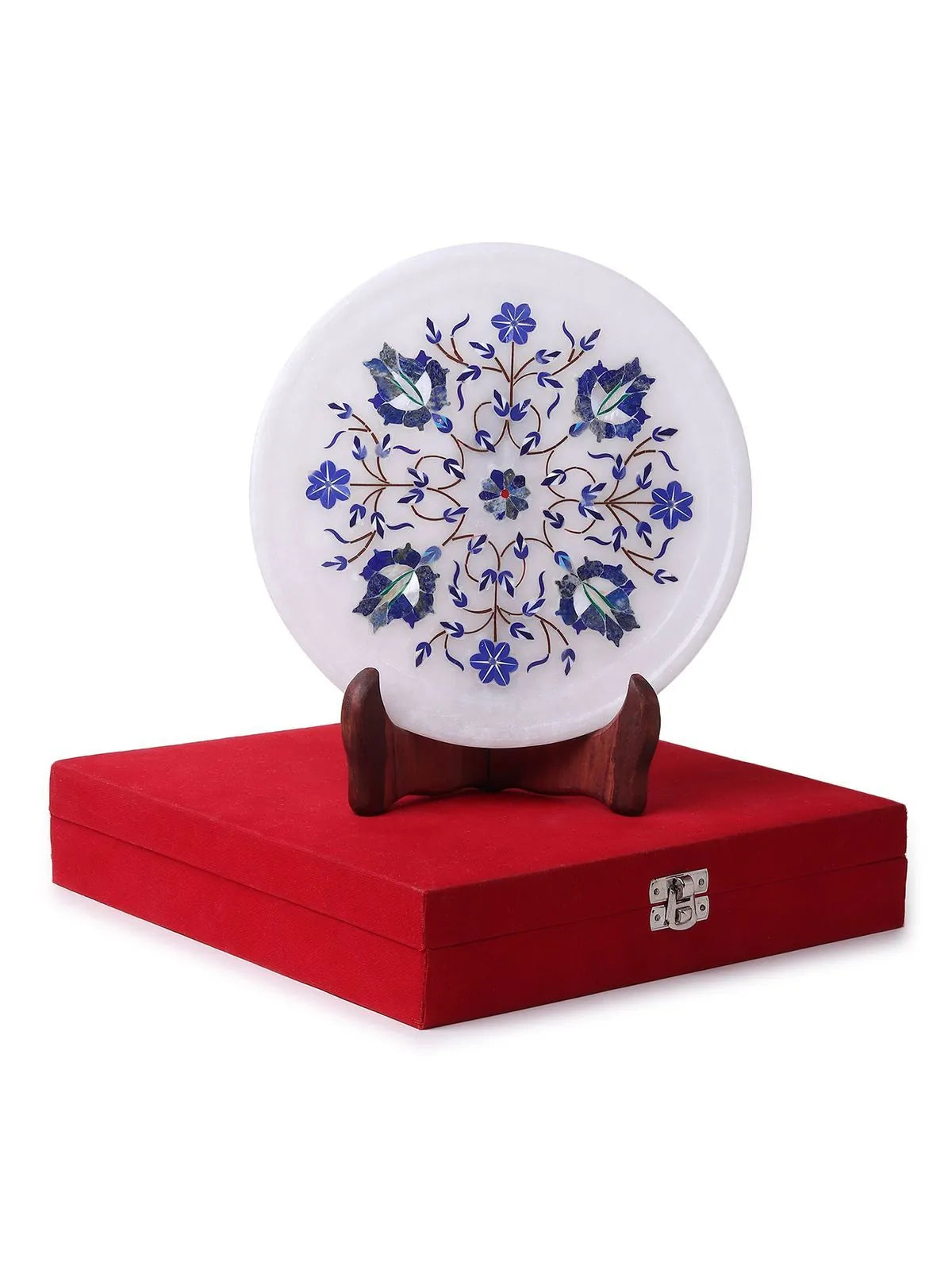Marble Inlay Decorative Plate