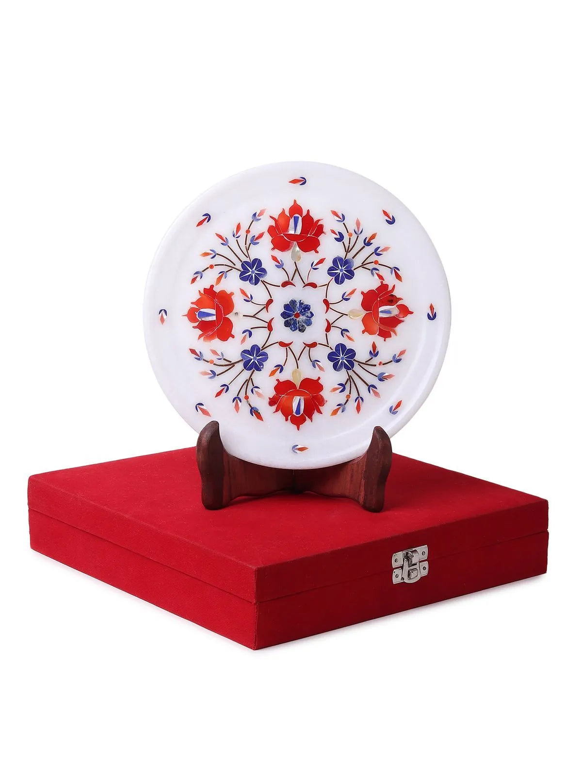 Marble Inlay Decorative Plate