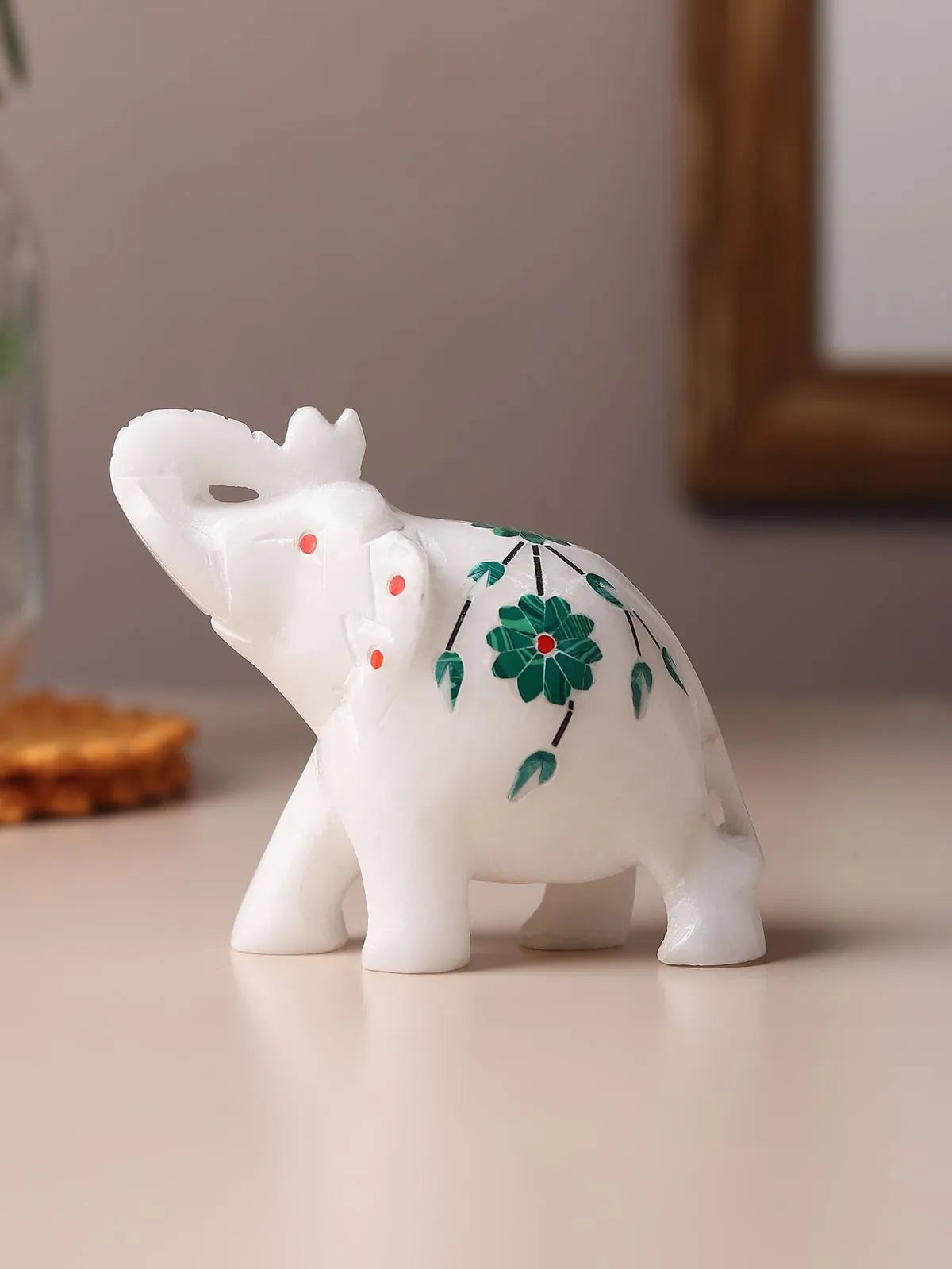 Marble Inlay Elephant