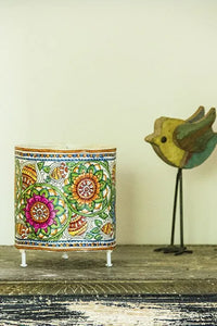 Marigold Handpainted Tholu Table Lamp