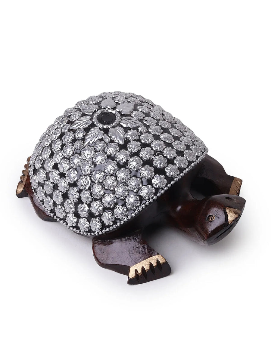 Meenakari Wood Turtle