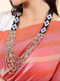 Multicolor Beaded Tribal Necklace