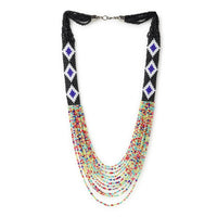 Multicolor Beaded Tribal Necklace
