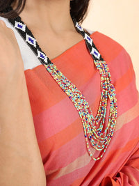 Multicolor Beaded Tribal Necklace