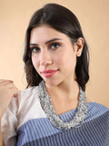 Off-white monochrome Beaded Necklace