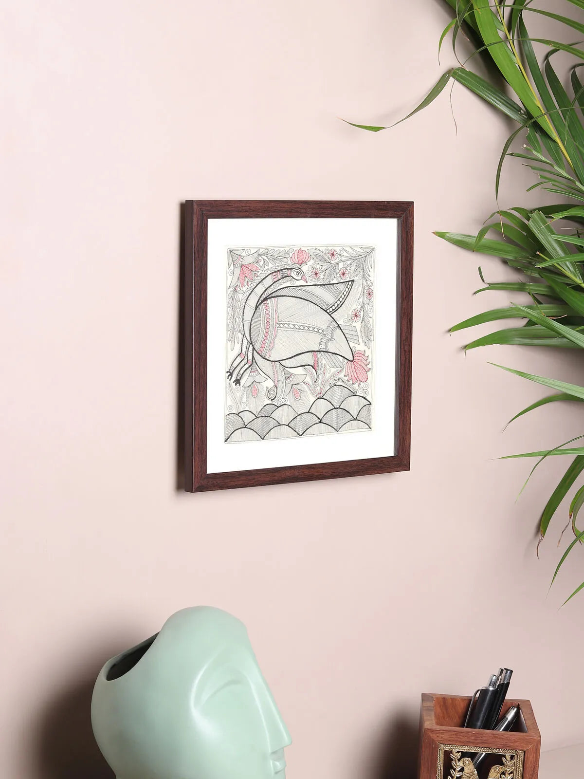 Peacock Madhubani Painting