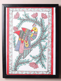Peacock Madhubani Painting