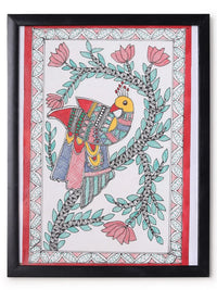 Peacock Madhubani Painting