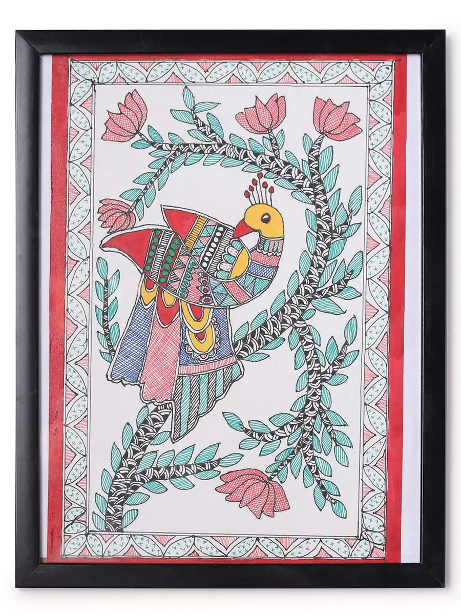 Peacock Madhubani Painting