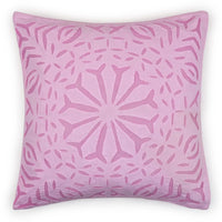 Pink Applique Cushion Cover