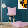 Pink Applique Cushion Cover