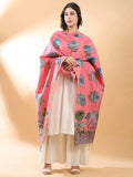 Pink Kalamkari Dupatta
