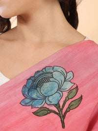 Pink Kalamkari Dupatta