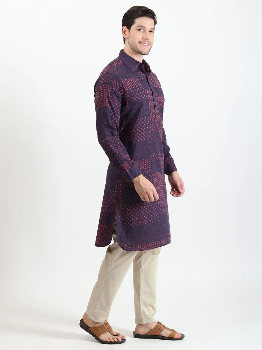 Purple Menswear Kurta