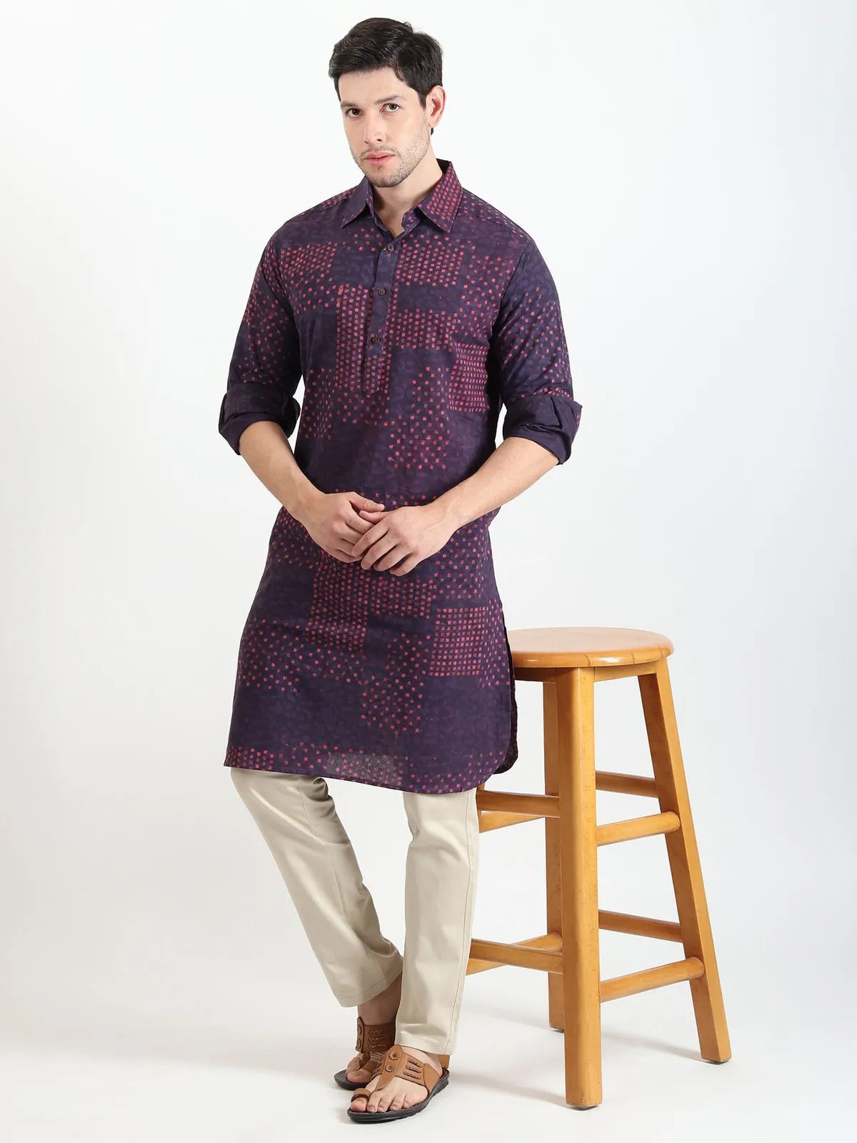 Purple Menswear Kurta