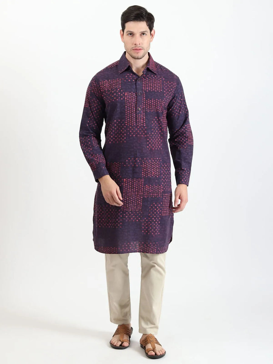 Purple Menswear Kurta