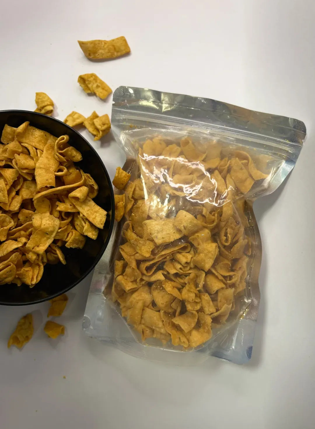 Ribbon shape Fritter