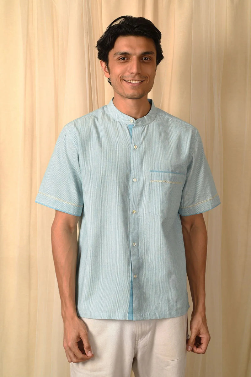 Solid Half Sleeves Mens Shirt