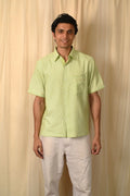 Solid Half Sleeves Mens Shirt