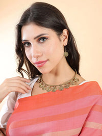 Spiral Coin Brass Necklace Set