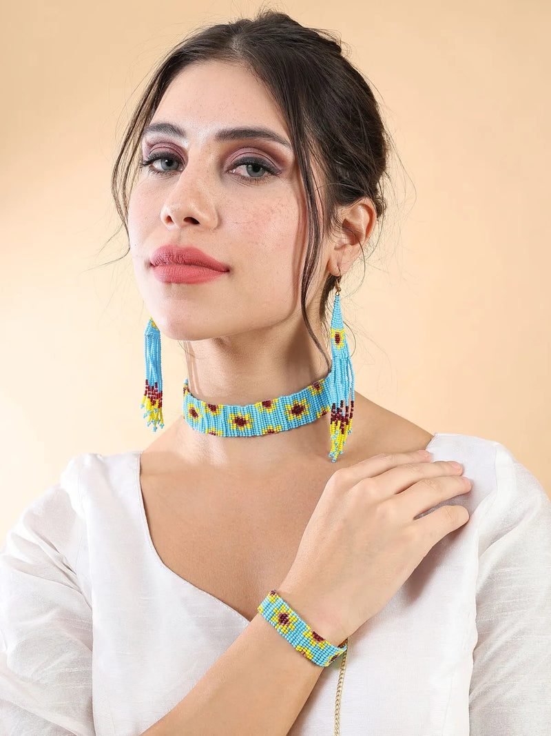 Sunflower Choker Set