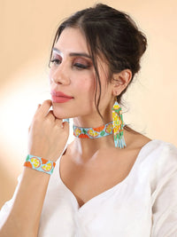 Tangerine Choker Set