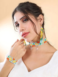 Tangerine Choker Set