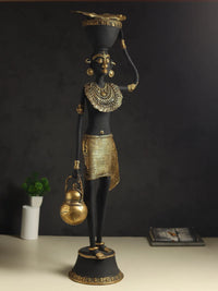 Tribal Fisherwoman Statue