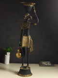 Tribal Fisherwoman Statue